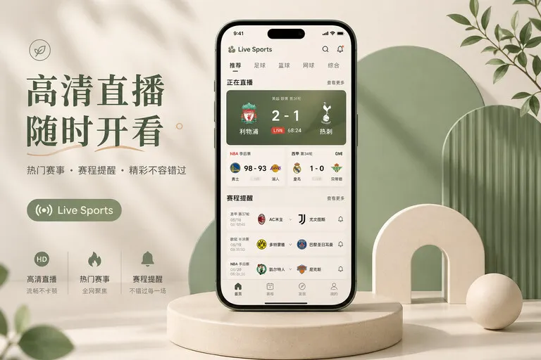 哈哈体育 App 赛程与资讯阅读配图